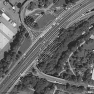 Luftbild Haltestelle